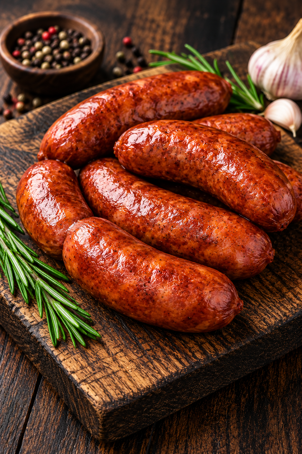Traditional smoked sausage links